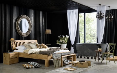 Dřevěná postel AVANTGARDE